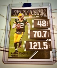2021 Panini Score AARON RODGERS NL4 Next Level Stats