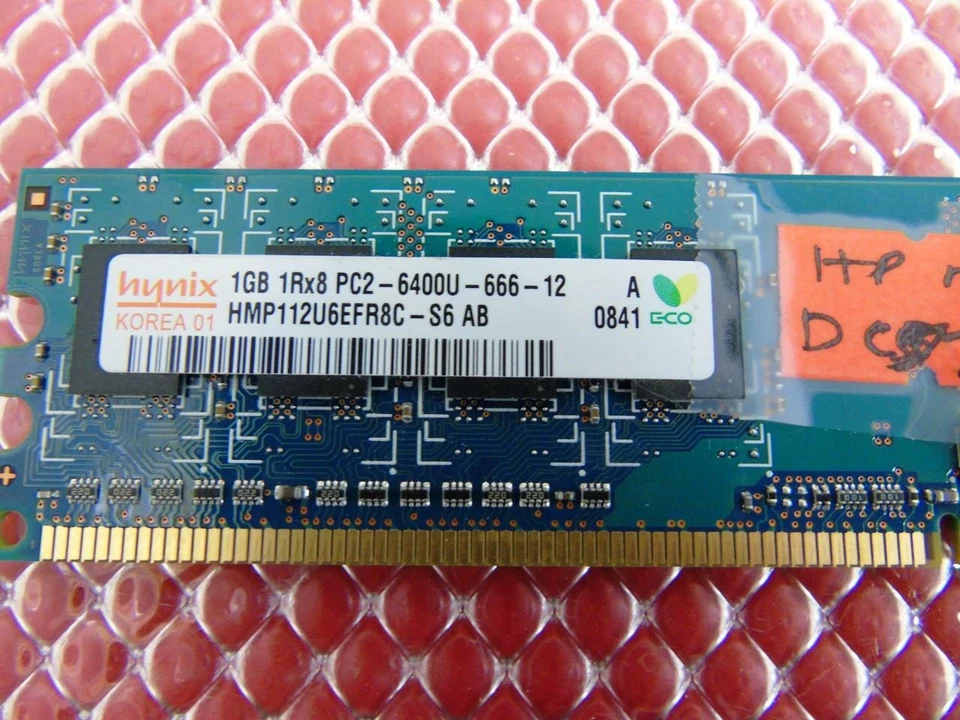 HP DC5750 2GB (2 X 1GB) DDR2 800MHZ PC2-6400 Desktop Memory - HMP112U6EFR8C-S6 - Image 4 of 4