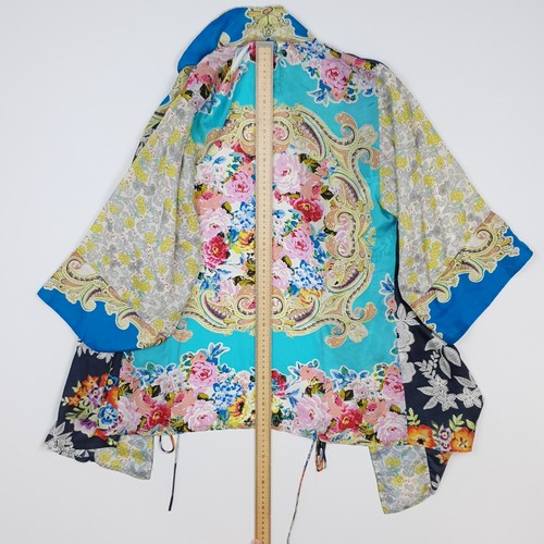 Johnny Was Silk Kimono Small UK 12 Floral Wrap Cardigan Jacket Boho Worn Once - Picture 14 of 22