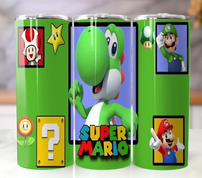 20oz Insulated Tumbler with Straw Stainless Steel Yoshi