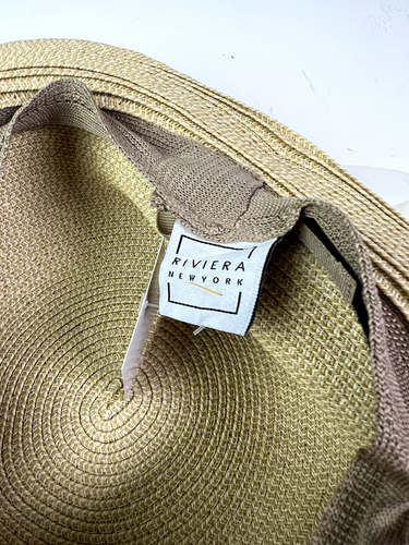 Riviera New York Womens Sun Hat Adjustable Water Repellent UPF 50+ Beige NEW - Picture 6 of 8
