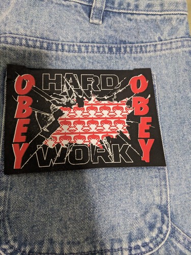 NWT Obey Hard Work Carpenter Jeans Pants Denim Size 32 - Picture 2 of 6