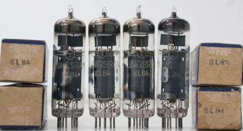 EL84 TUNGSRAM RING GETTER TESTED ON AMPLITREX AT 1000 4 PCS - Picture 3 of 11