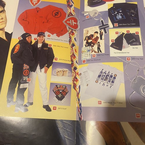 Take That 1994 Pops Tour Official Programme Rare Collectable Fan Memorabilia - Picture 11 of 24