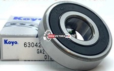 KOYO Japan 6304 2RS C3 Deep Groove Ball Bearing, Rubber Sealed 20x52x15 mm