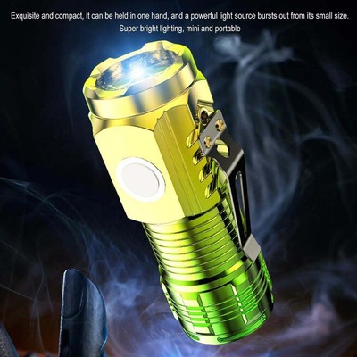 Three-Eyed Monster Mini Flashlight Flash Super Power Waterproof Outdoor Travel