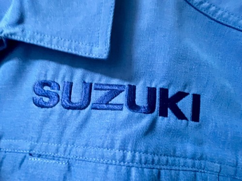 New Japanese SUZUKI Mechanic Coverall Jumpsuit XL size JDM Genuine item BLUE - 第 3/6 張圖片