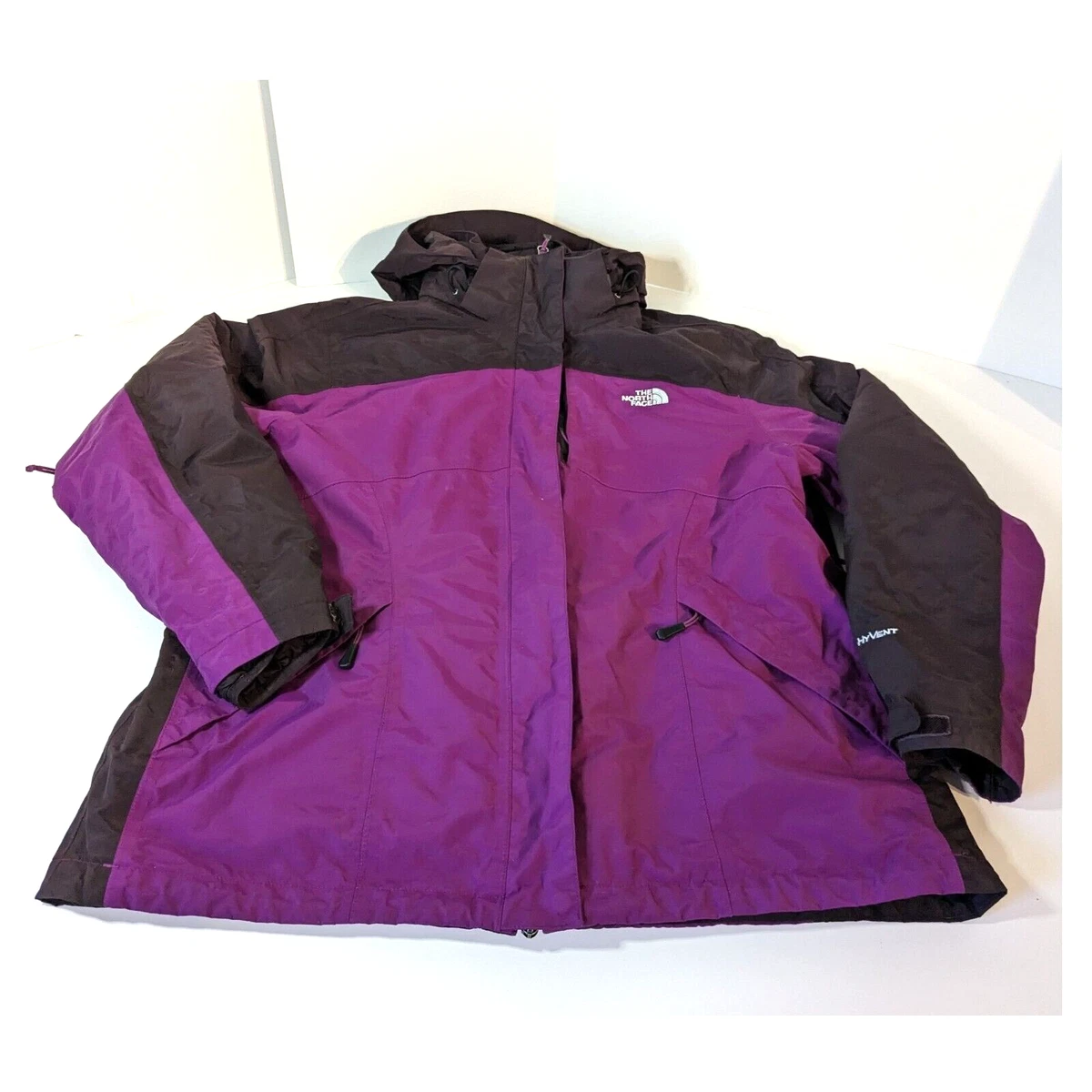 Purple parka women's sale