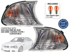 For Parking Turn Signal Lamp 2002-2006 BMW 3 Series M3 E46 PAIR Driver Passenger