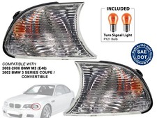 For Parking Turn Signal Lamp 2002-2006 Bmw 3 Series M3 E46 Pair Driver Passenger