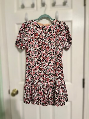 minkpink make your move mini dress MinkPink Womens Make Your Move Size XS Floral Print Short Sleeve Shift Dress  NWT