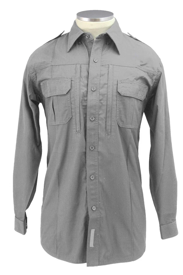 Lightweight Tactical BDU RIP-Stop Long Sleeve Shirts - Image 4 of 4