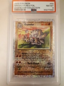PSA 8 Graveler 44/110 Uncommon Legendary Collection 