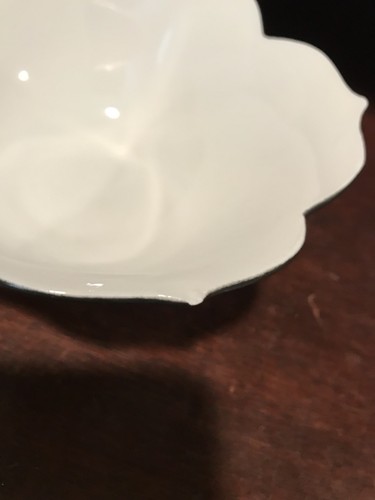 Black Petal Floral Tulip Bowl Candy Dish - Picture 6 of 8