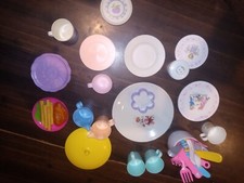 Vintage Fisher-Price ,Chilton,ETC Pretend Play Kitchen Food LOT 45 Pieces