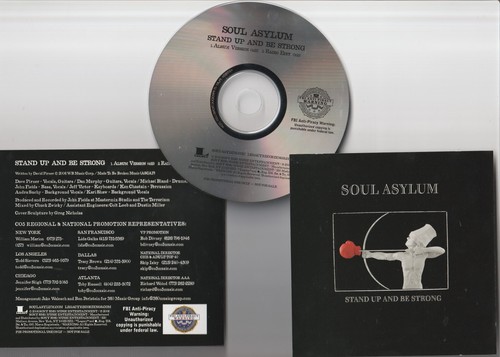 SOUL ASYLUM “Stand Up and Be Strong” RARE PROMO 2-Track CD Single!