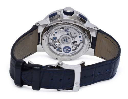 Ulysse Nardin Marine Chronograph Annual Calendar Steel 43mm Watch B/P 1533-150 - 第 9/11 張圖片