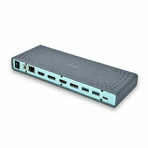 i-tec USB-C/A 4K Dual Display Docking Station HDMI Display-Port Ethernet USB 3.0