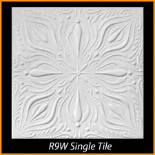 DIY Decor Glue-up Styrofoam Ceiling Tile 20 in x 20 in R9W 96/Lot (253.44 S/F)