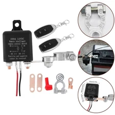 Control Battery Break Switch Relay Cutoff Isolator Anti-Theft Dual Remote Switch