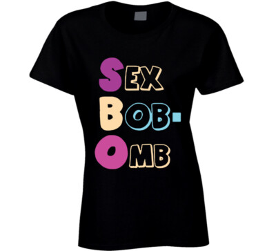 Sex Bob Omb Funny Scott Pilgrim VS The World Popular Movie T Shirt