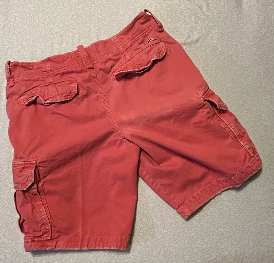 Pantalones cortos cargo Coral Hollister talla 31 para hombre Foto 4 de 4
