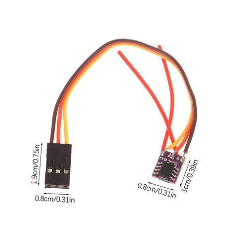 1S 1.8A Dual Way Brushed ESC Hollow Cup Motor Mini Brushed DIY RC Model Airplane - Picture 10 of 13