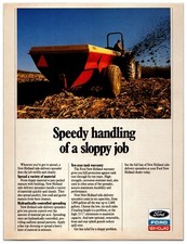 1990 Ford New Holland Manure Spreader- Original Print Advertisement (8in X 11in)