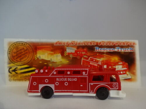 Ü-Ei Ferrero 2001 / Amerikanische Feuerwehren / Recue Truck + BPZ