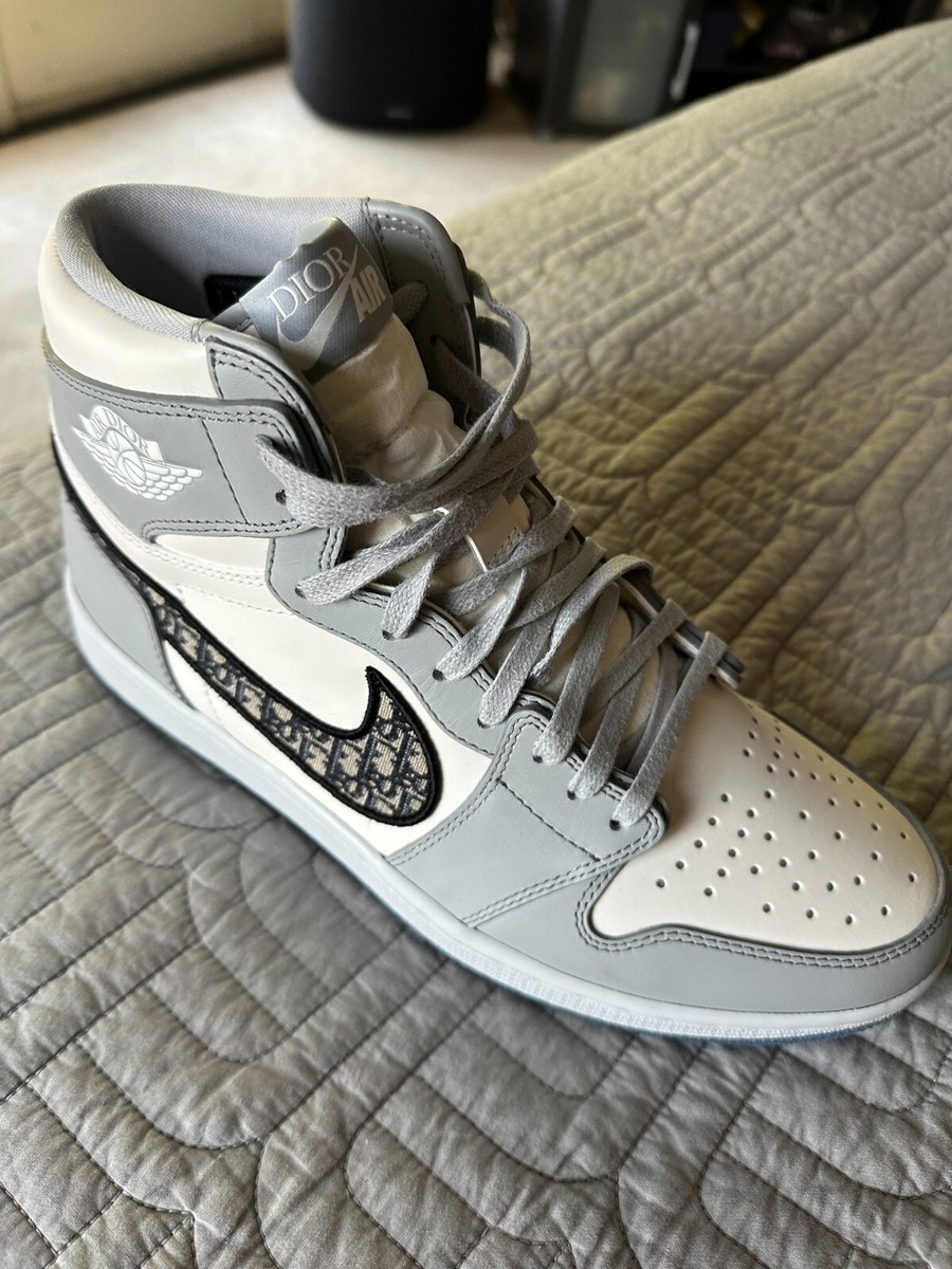 Dior x Nike Air Jordan 1 28.5センチ Dior x Nike AIR JORDAN 1 HIGH OG DIOR 20AW Leather High-top