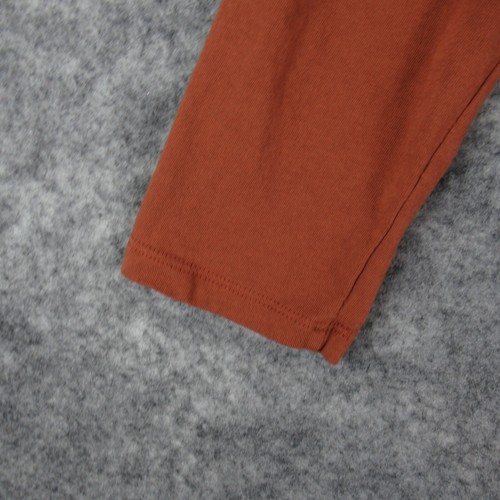 Time And Tru Shirt Womens Large Brown Solid Long Sleeve Pullover T Shirt Cotton - Picture 3 of 12