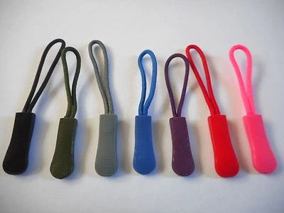 Zip Puller Zipper Pull Cord Replacement fastener Slider Jacket Backpack