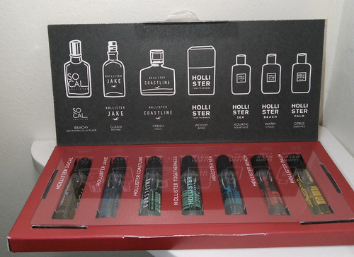 Hollister So Cal/Jake/Coastline/Togetherness/Sea/Beach/Palm Travel Spray Set