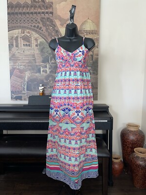 Aeropostale Smocked Waistband Spaghetti Strap Maxi Dress | eBay