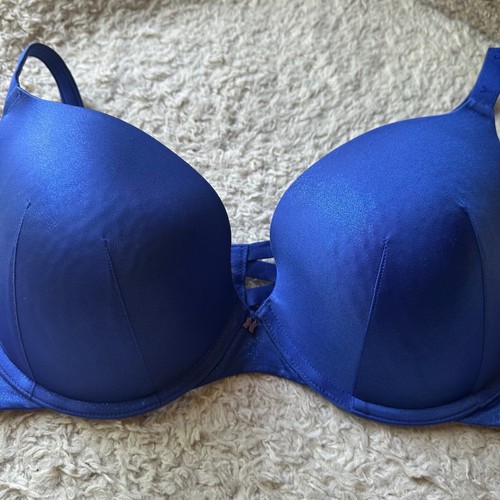 SUJETADOR PUSH-UP SAVAGE X FENTY CORE MICROFIBRA METÁLICO CROMO DE ENSUEÑO AZUL TALLA 42C - Imagen 6 de 11