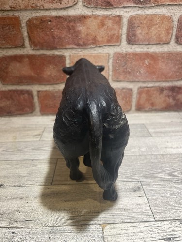 Breyer 1959-1960 Glossy Walking Black Angus Bull. #72. Poodle Coat. - Picture 5 of 7