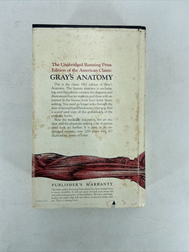 Gray's Anatomy The Unabridged Running Press Edition of the American Classic 1974 - Picture 3 of 12