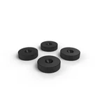 4 x Speaker Spikes HiFi Sub Shoes Pad Insulation Foot Floor Protection Black