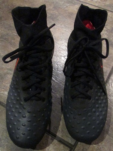 Juventud Botines De Fútbol Nike Magista obra II FG 844410-008 Black Crimson  Talla 5Y Nuevo | eBay