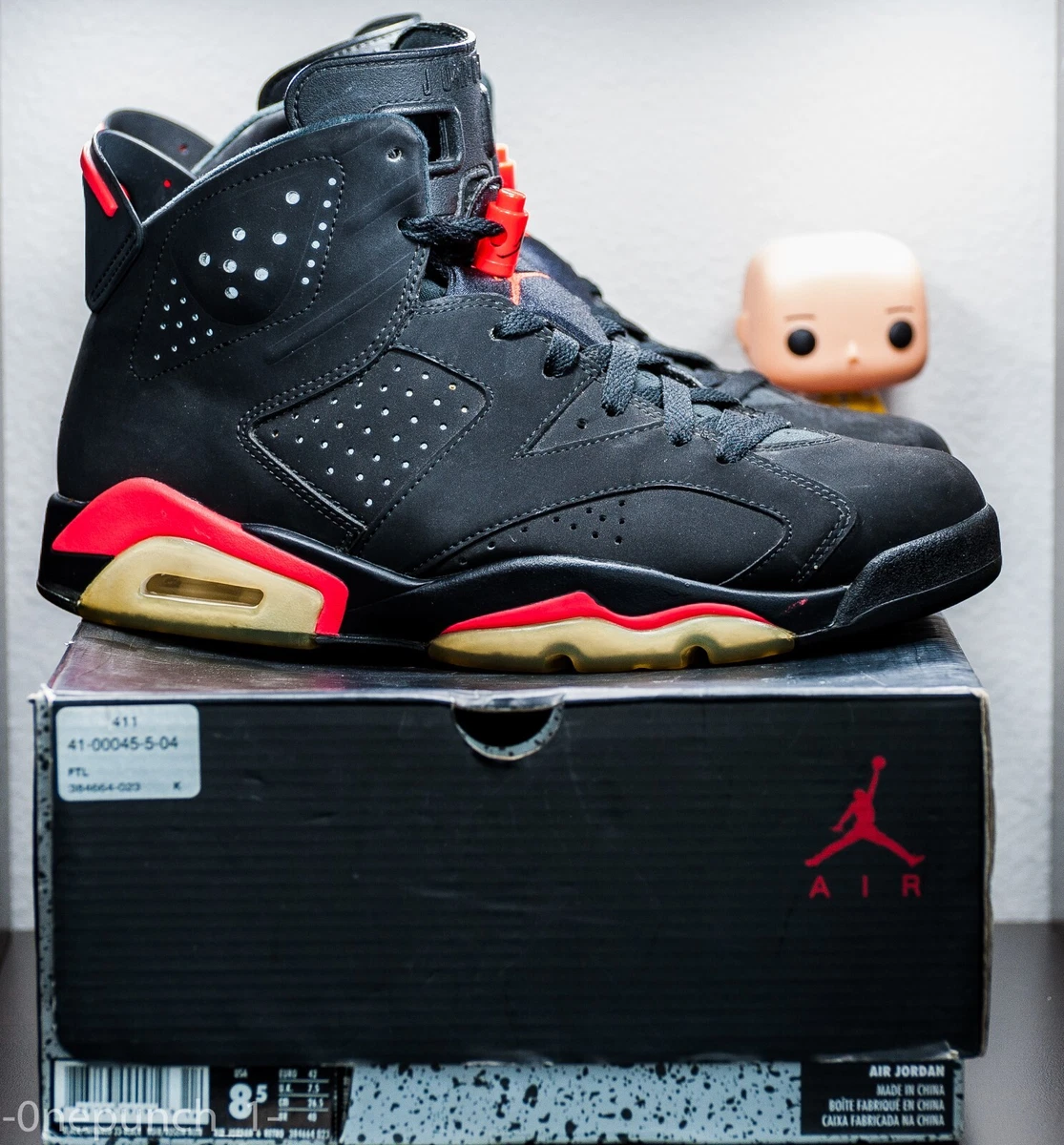 USED Nike Air Jordan 6 Infrared 8.5 chicago off white bred SB