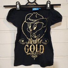 Warner Bros Movie World Australia Heart Of Gold Tweety Bird T- Shirt Yth Size 2
