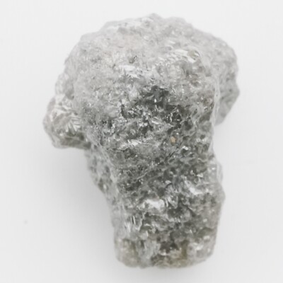 1.19 Ct Natural Loose Earth Mined A1 Rough Uncut Silver Gray Diamond