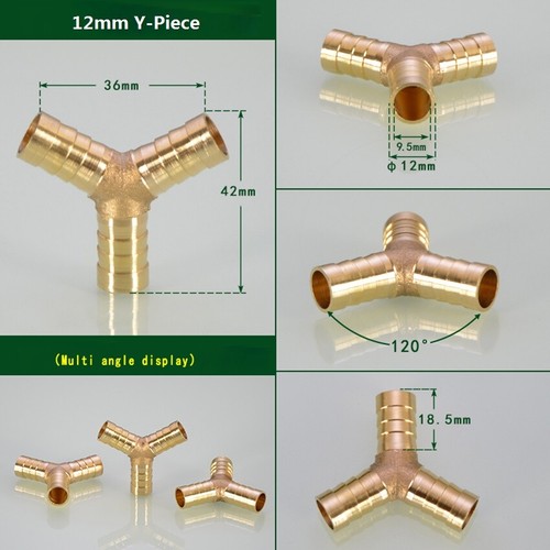 Brass Barbed pipe Hose Connectors Full Range, for Hose water oil ,LPG Etc pipe - Picture 17 of 30