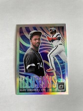 2020 Panini Donruss Optic Eloy Jimenez Illusions Silver Holo Prizm #8