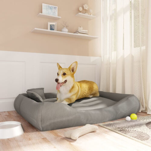 Dog Cushion with Pillows Grey 115x100x20Oxford Fabric U3A5