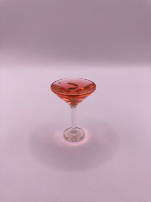 1/6 scale Cosmopolitan - Fashion Royalty - dollhouse miniatures cocktail