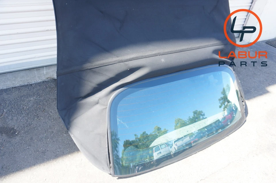 W209 03-09 Mercedes Clase CLK Convertible Techo Blando con Cristal Negro SR98 Foto 3 de 4