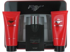 Sport by Ford Mustang for Men Set: EDT Spray 3.4oz ASB 5oz SG 5oz NIB