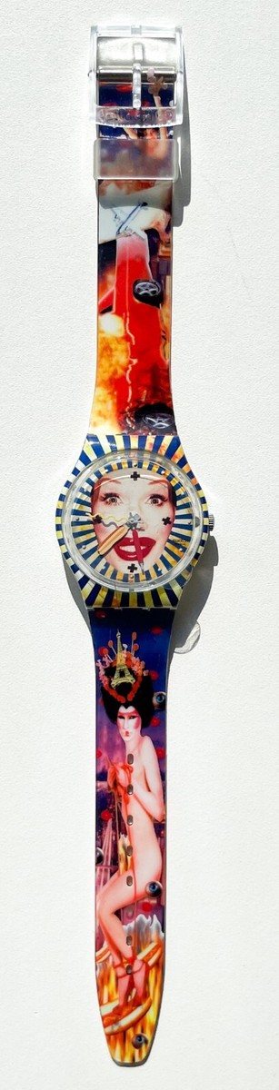Very Rare Swatch ART SPECIALS - GZ163 TIME TRANNY BY DAVID