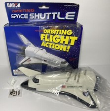 Space Shuttle Toy Mission Discovery NASA Daron Moving Orbiting Plastic Vintage